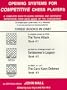 Opening Systems for Competitive Chess Players