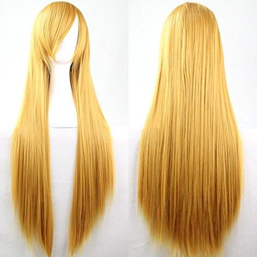 Beauty Number1 Hair Popular Long Straight Golden Skin Top Full Head Wigs Hair 32inches(80cm) 250g