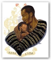 My Legacy - Alpha Phi Alpha by Johnny Myers 12"x16" Art Print Poster