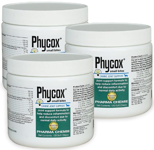 3-PACK Phycox JS Small Bites (360 soft chews)
