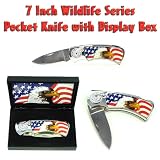 Wildlife Series Pocket Knife w/ Display Box - Eagle
