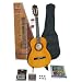 Einsteiger Gitarrenset Easy Tune 4/4 - 4/4 Konzertgitarre mit Zubeh�r, Stimmger�t und Gitarren-Lehrbuch ohne Noten mit CD