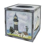 Expressions Beacon Point Tissue Box Cover