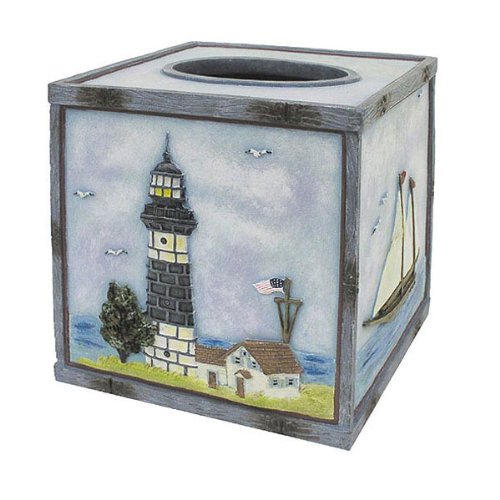 Expressions Beacon Point Tissue Box Cover