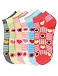 Lot of 3 Pairs Womens Sunflower Assorted Ped Socks