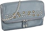 Poodlebags Celebrity Catherine 320211GO, Pochette femme - Bleu oc&eacute;an - V.1