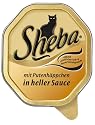 Sheba Schale mit Putenh&auml;ppchen in heller Sauce 32x100g