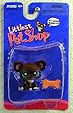 Littlest Pet Shop Brown Dog with Bone #219