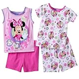 Minnie Mouse Toddler Girls Cotton Pajamas Set of 2