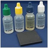 1 X 10K, 14K, 18K, 22K Gold and Silver Test Acid Economy Test Stone and Basic Instructions Kit Tools