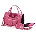 Dog Cat Faux Crocodile Pattern Pet Carrier - Medium size