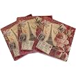 Set of 6 Packs of 20 Decorated Disposable Paper Cocktail Napkins