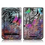 Butterfly Wall Design Protective Decal Skin Sticker for Barnes and Noble NOOK COLOR E-Book Reader