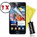 Supergets Pack Of 3 Samsung Galaxy S2 Si9100 Screen Protectors With Polishing Cloth and Supergets Screen Wiper.
