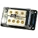 DB Link NGB04 0 AWG In/ (6) 4 AWG Out Distribution Ground Block with Clear Heat Resistant Plastic Housing