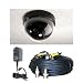 Photo : Color Security 1/3" Sony CCD DSP CCTV Dome Camera with Free 12V 500ma Regulated Camera Power Supply and 100ft Video Power Camera Cable DM30KC 1OM