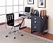 Z Bedroom Collection Black Finish Desk