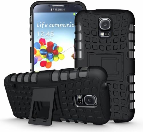 Minisuit Rugged Rubberized Case + Kickstand for Samsung Galaxy S5 (High Impact, Black)