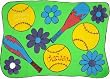 Softball Pillowcase - Easy to Personalize!