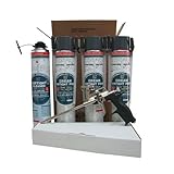 発泡ウレタン 硬質ウレタンフォーム スプレー缶 専門ブランド AIRTIGHTFOAM お得な初期導入セットL ベージュ色 【最短10月31日出荷のご予約商品】