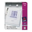 Avery Economy Clear Sheet Protectors, Acid Free, Box of 100 (75091)