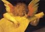 Angel Playing the Lute; 1515 (Holiday Greeting Cards)