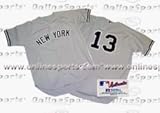 Alex Rodriguez, New York Yankees #13 Authentic Major League Baseball Road Jersey (Size 56) from Russ