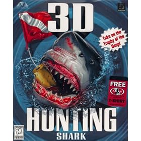 3-D Hunting Shark