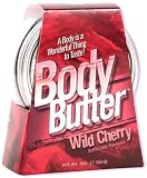 Doc Johnsons Edible Body Butter Massage Cream 4oz JAR CHERRY