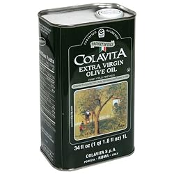 Colavita Extra Virgin Olive Oil, 34-Ounce Tins (Pack of 2)
