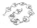 Sterling Silver Irish Love Celtic Claddagh Bracelet 7
