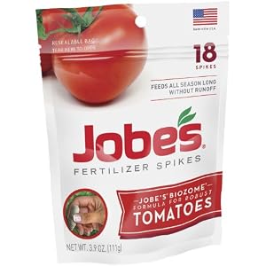 Jobe’s 6005 18-Pack Tomato Outdoor Fertilizer Food Spikes