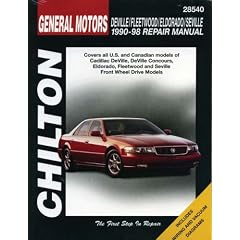 General Motors Deville/Fleetwood/Eldorado/Seville 1990-98 (Chilton Total Car Care Automotive Repair Manuals)