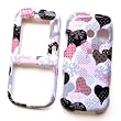 LG Rumor2 LX265 Sprint / VN250 Cosmos Snap On Protector Hard Case Image Cover "Patterns of Love" Design