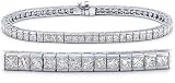 6CT Princess Cut tennis bracelet