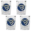 West Virginia Mountaineers NCAA 4pc Shot Glass Set by Great American Products