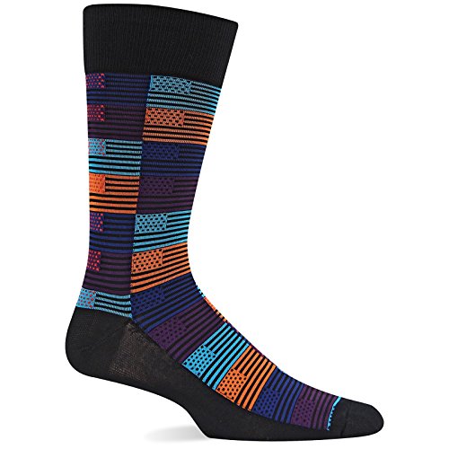 Hot Sox Men's Pop Flag Sock