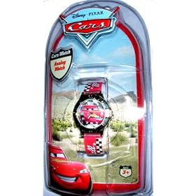 Disney Cars Pixar Mcqueen Toddler Kids Analog Watch