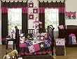 Western Horse Cowgirl Baby Bedding - 9pc Crib Set