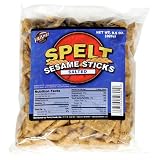 VitaSpelt Spelt Sesame Sticks,Salted, 9.5-Ounce Bags (Pack of 12)