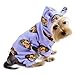 Silly Monkey Fleece Hooded Pajamas/Bodysuit/Loungewear/Coverall with Ears - Lavender - X-SMALL