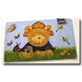 Review Blonder Home Accents XEXPL014T / Cubby the Explorer Teddy Bear Bath Mat By Blonder Home Accents