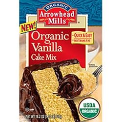 Arrowhead Mills Vanilla Cake Mix Organic, 18.2 Ounce Boxes (Pack of 6)