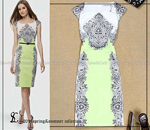 プリント Ｈラインドレス [ノーブランド]