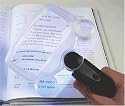 Deluxe Lighted Handheld Magnifier with 2 Spot Lenses