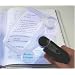 Deluxe Lighted Handheld Magnifier with 2 Spot Lenses