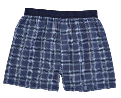 Buy Royal Blue White Plaid check flannel cotton boxers boxer shorts available in 8 sizes