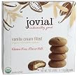Jovial Cream Filled Organic Cookies, Gluten Free, Vanilla, 7-Ounce (Pack of 5)