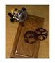 Milescraft 1208 TurnLock Wood Design Router Inlay Pattern Cutting Kit with 2 Templates and 10 Patterns