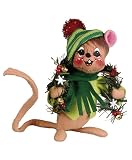 Annalee 6-Inch Evergreen Garland Mouse